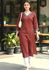 Tew Aarohi Pure Cotton Printed Kurti Wholesale Clothing Suppliers In India